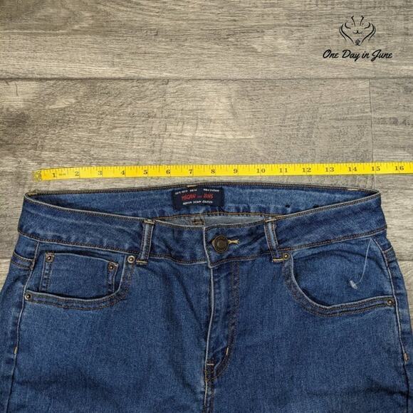 Megan Jeans Juniors Straight Leg Jeans Size 13 - Picture 3 of 6